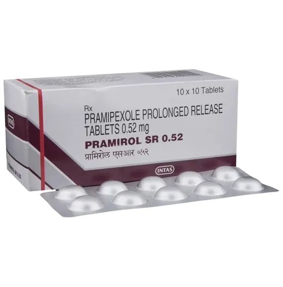 pramirol sr 0.52mg tablet 10's